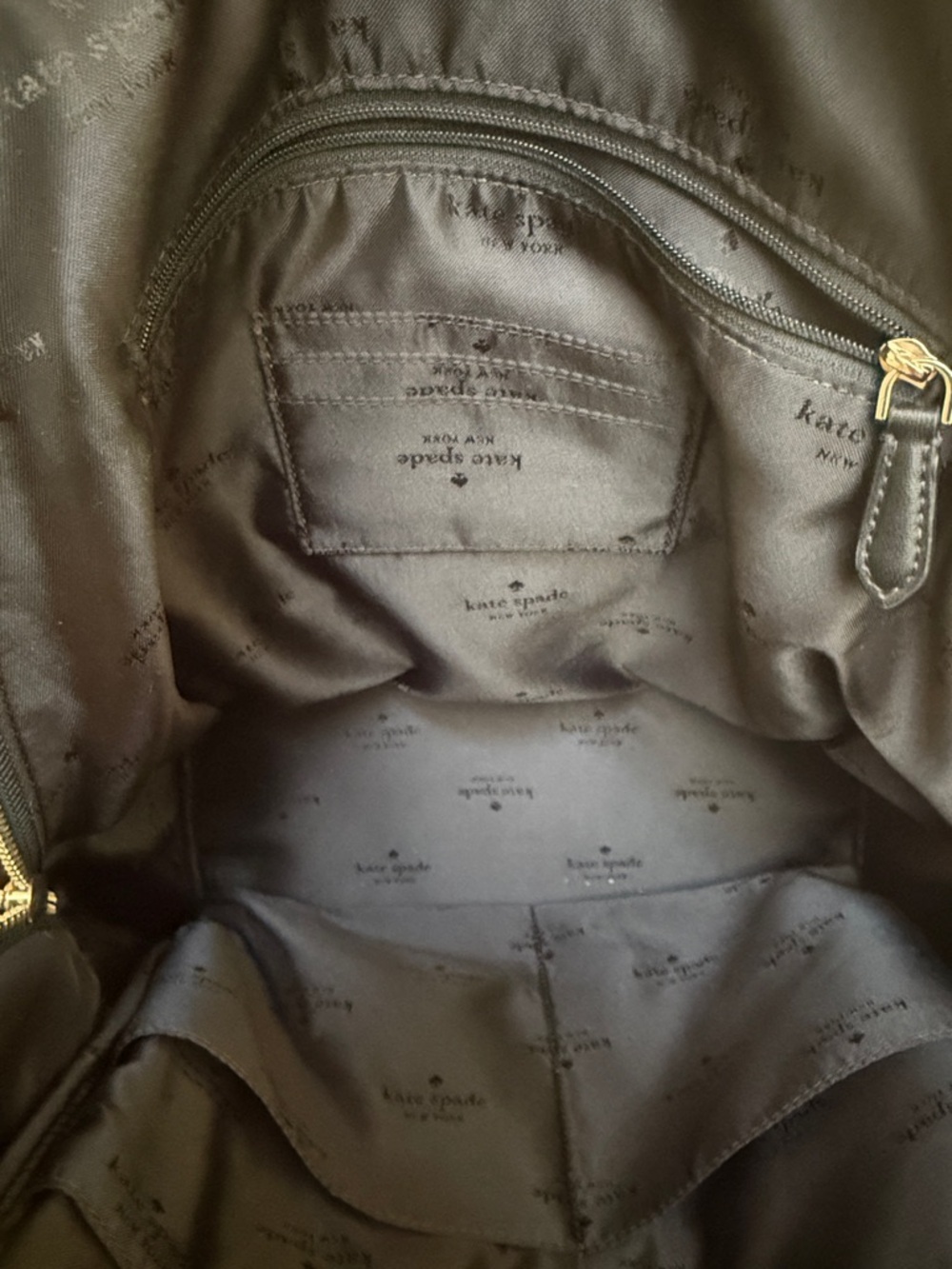 Kate Spade New York Black Rose Toss Large Backpack - Picture 10 of 10